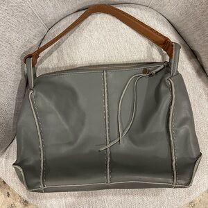 THE SAK LOS FELIZ HOBO BAG in retired color Dusty Blue